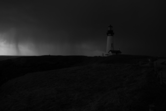 The lighthouse and the storm