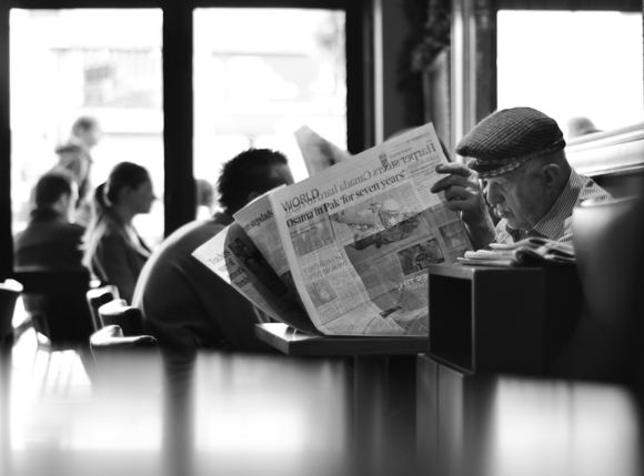 News at a Cafe