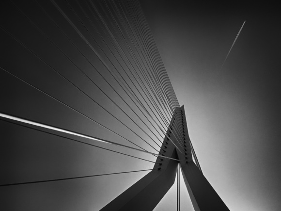 flight over bridge