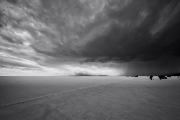 Storm in the Bonneville pits