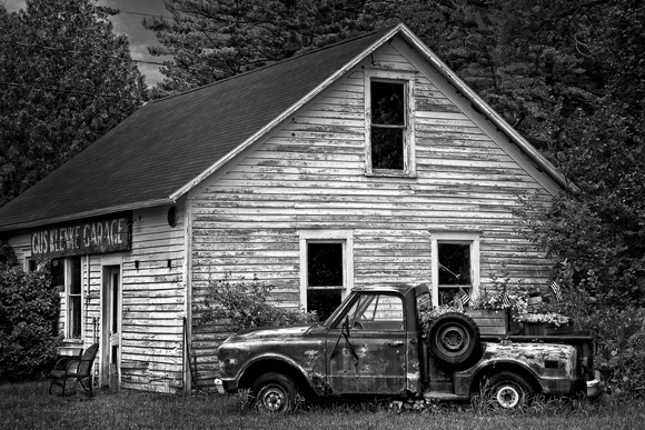 Old Garage and Truck