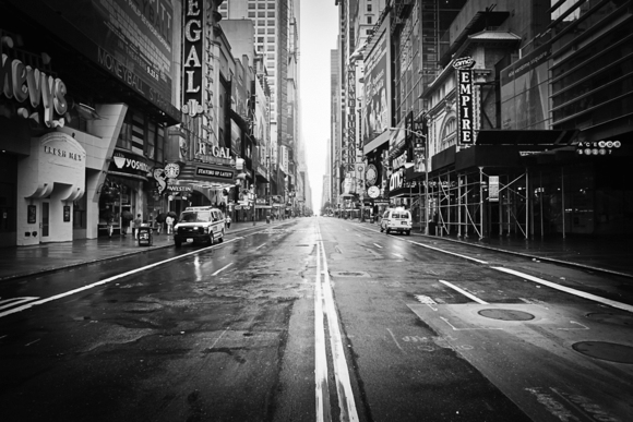 New York is Quiet During Hurricane Irene