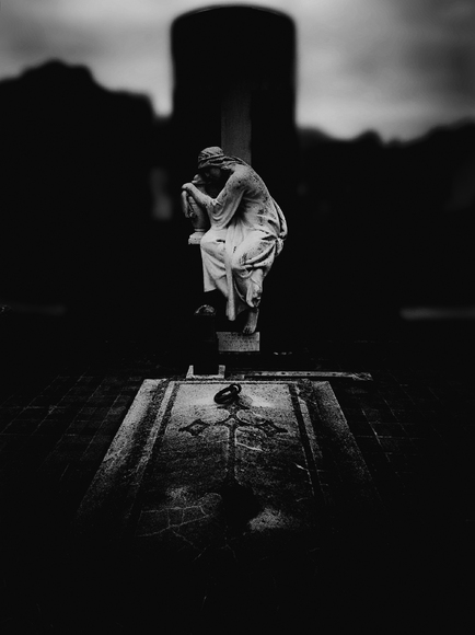 The coffins made of lead were lying sound asleep