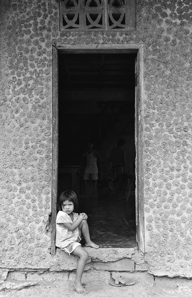 girl by the door