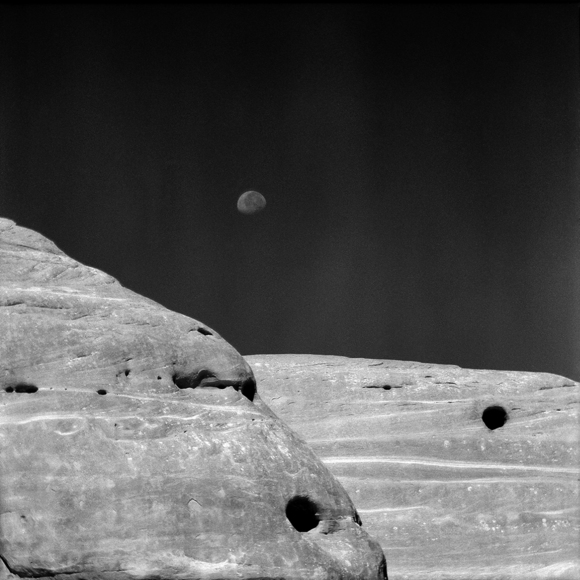 The Moon at Canyonlands
