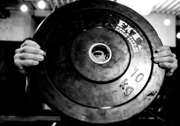 Training in the gym