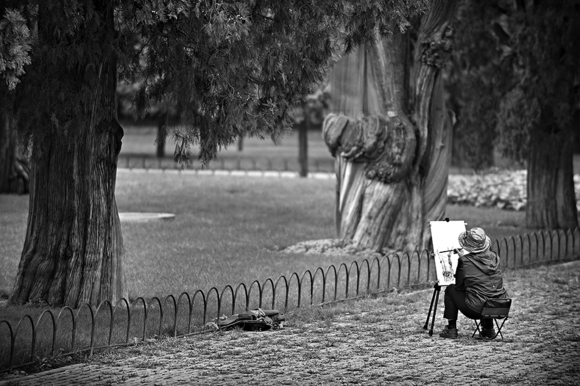 Artist in Park