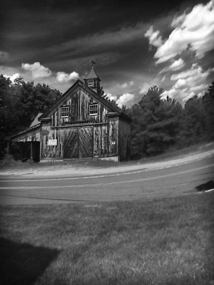 Old Barn by Roadside
