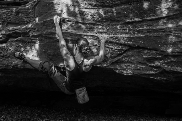 Inga bouldering