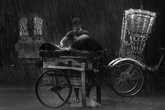 Life in Rain.
