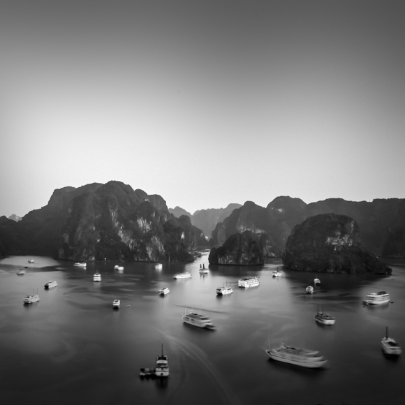 Touristic Boats in Ha Long Bay