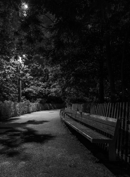 Brooklyn Park at night