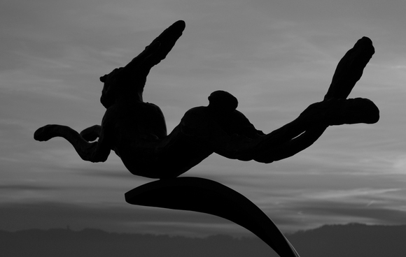 Leaping Hare on Curly Bell Leaping Hare on Curly Bell