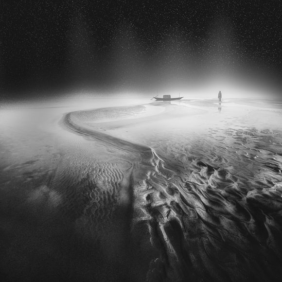 a lonely night at the river bank a lonely night at the river bank