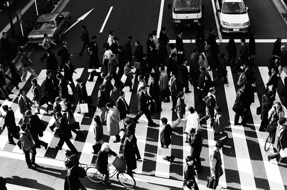 Human Crossing Human Crossing