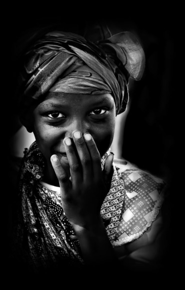 Shy African Girl