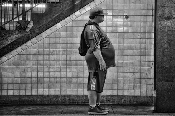man at metrostation