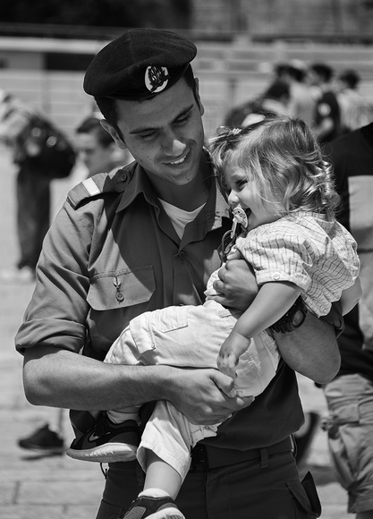 Soldier Carrying His Daughter Kotel 1329 Soldier Carrying His Daughter Kotel 1329
