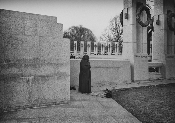 Woman with Burka Washington DC