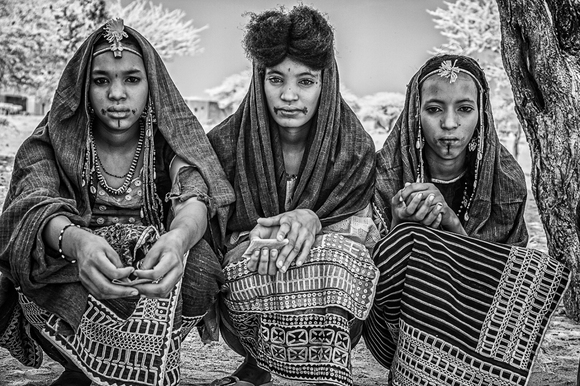 Wodaabe women in Niger at the Gerewol Festival