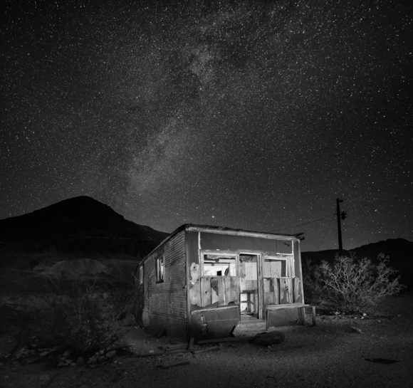 Miners Shack under The MilkyWay