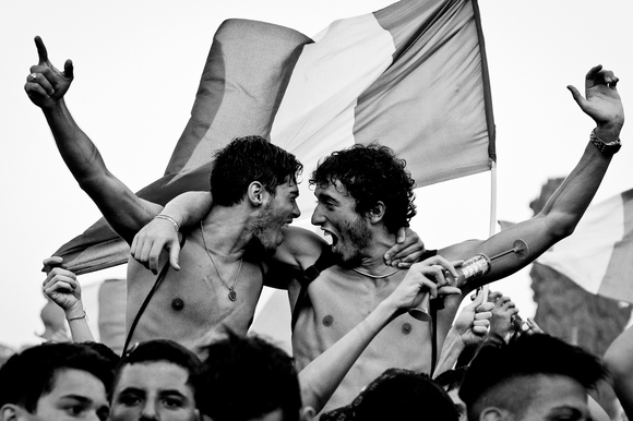 Italian football fans Italian football fans