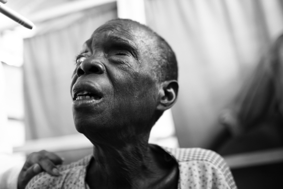 Blind Woman, Rwandan Refugee Camp