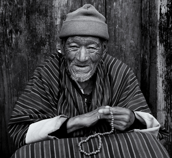 Bhutan old man