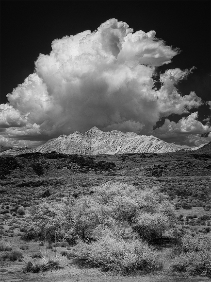 Thunderhead over White Mountains, Utah Thunderhead over White Mountains, Utah
