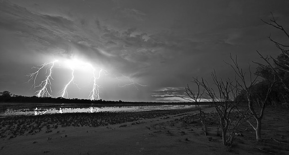 Foster Mary Jane Lightning Over Duck Lake