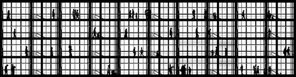 Silhouets in Museum Silhouets in Museum