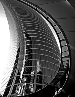 beveled building
