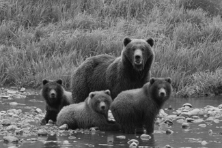 Brown Bear Family