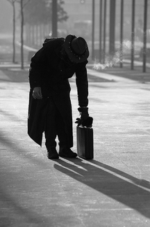 "Me and my suitcase"