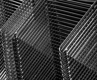 stacked chairs