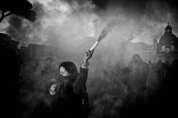 Young Girl Demonstrating
