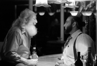 FATHER & SON AT A BAR