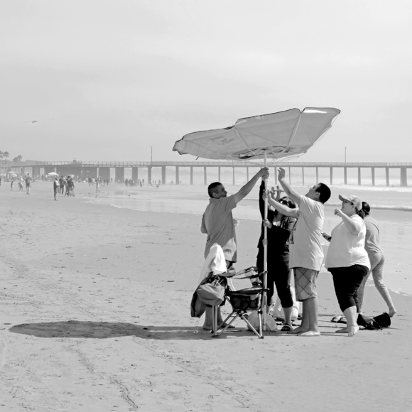 A windy day