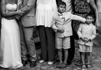 a boring family portrait
