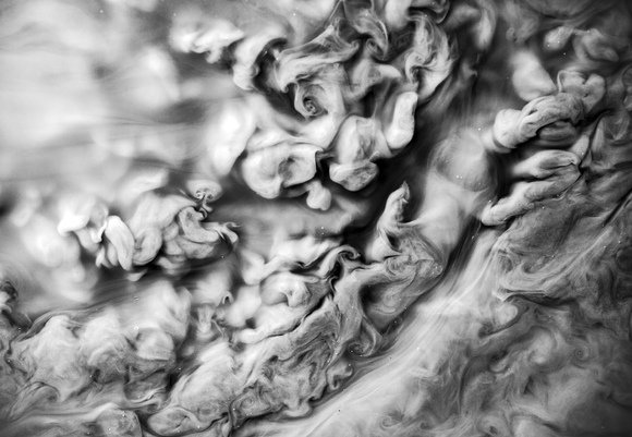 Particle Storm in water