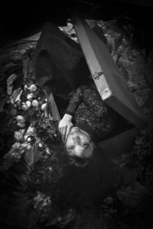 Woman in Suitcase
