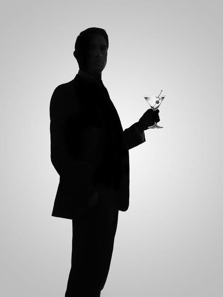 Mad Man with Martini