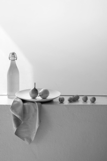 Fruit and bottle