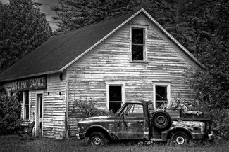 Old Garage and Truck