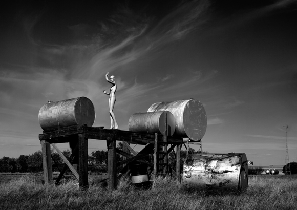 Mannequin with Fuel Tanks