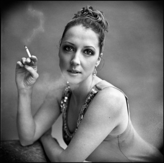 Esther smoking
