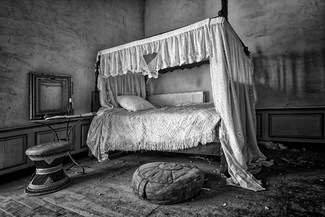 The canopy bed