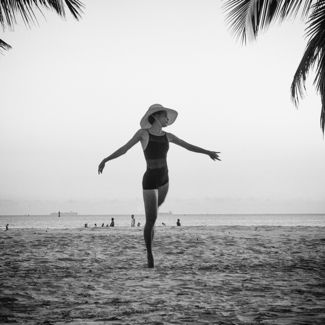 She dances