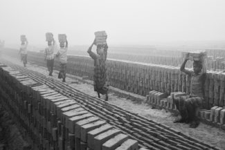 Brickyard in Dhaka