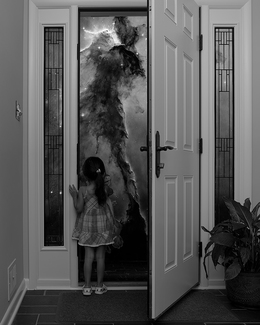 Rani at the Door.